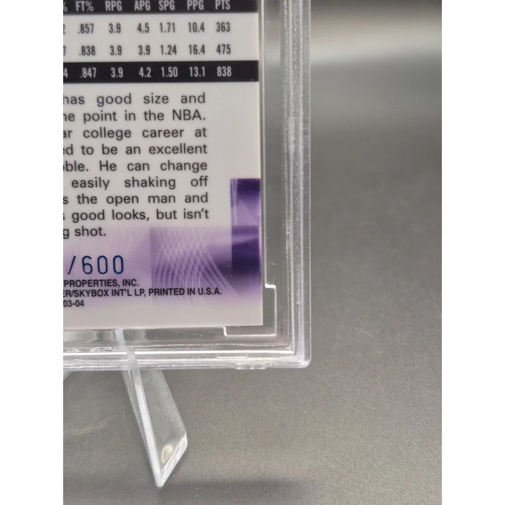 2003 Fleer Maurice Williams 105 Mystique Die Cut /600 BCCG 10 Jazz